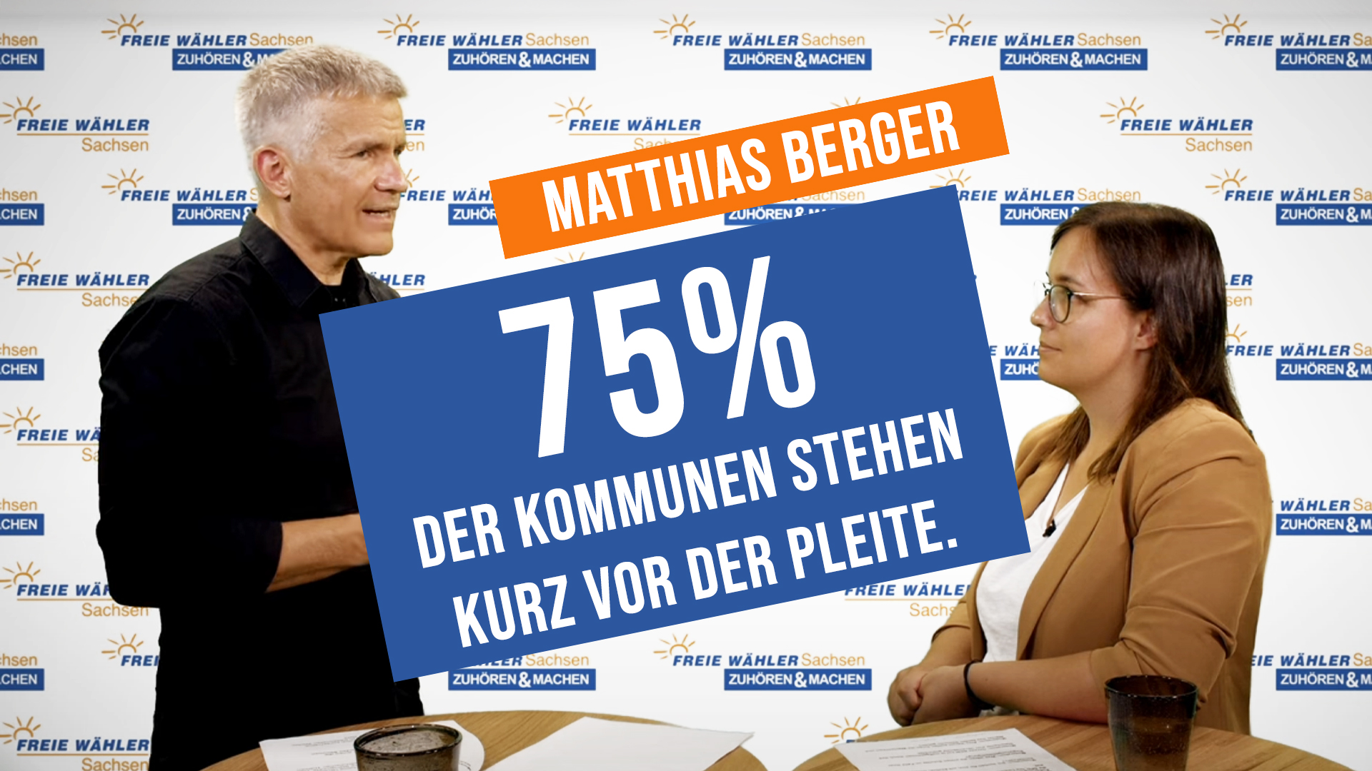 Matthias Berger - 75% der Kommunen stehen kurz vor der Pleite.